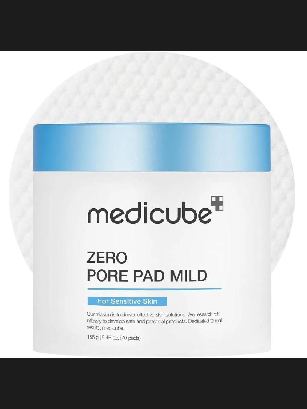 Medicube Zero Pore Pad Mild - White & Light Blue